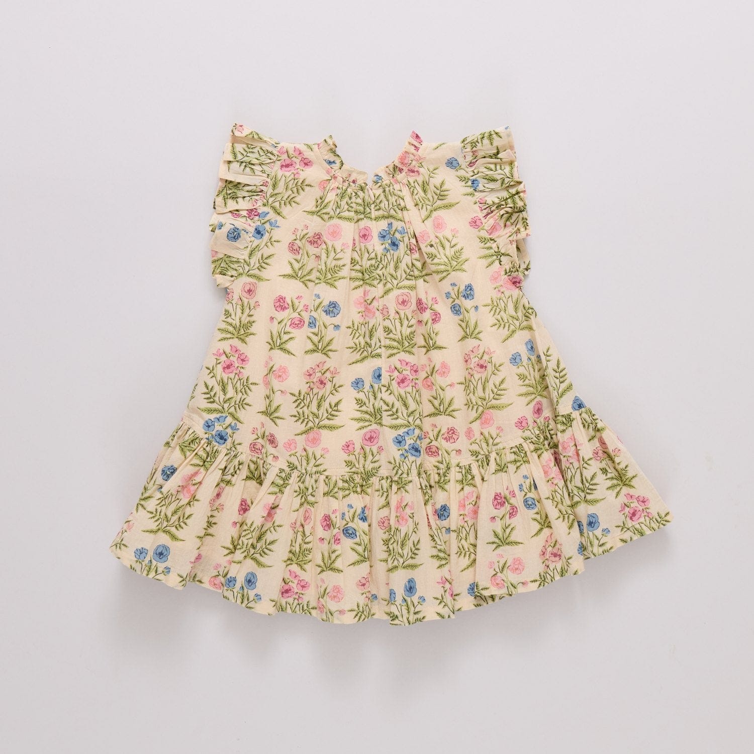 Cotton Harper Dress - Leafy Floral - Image 3