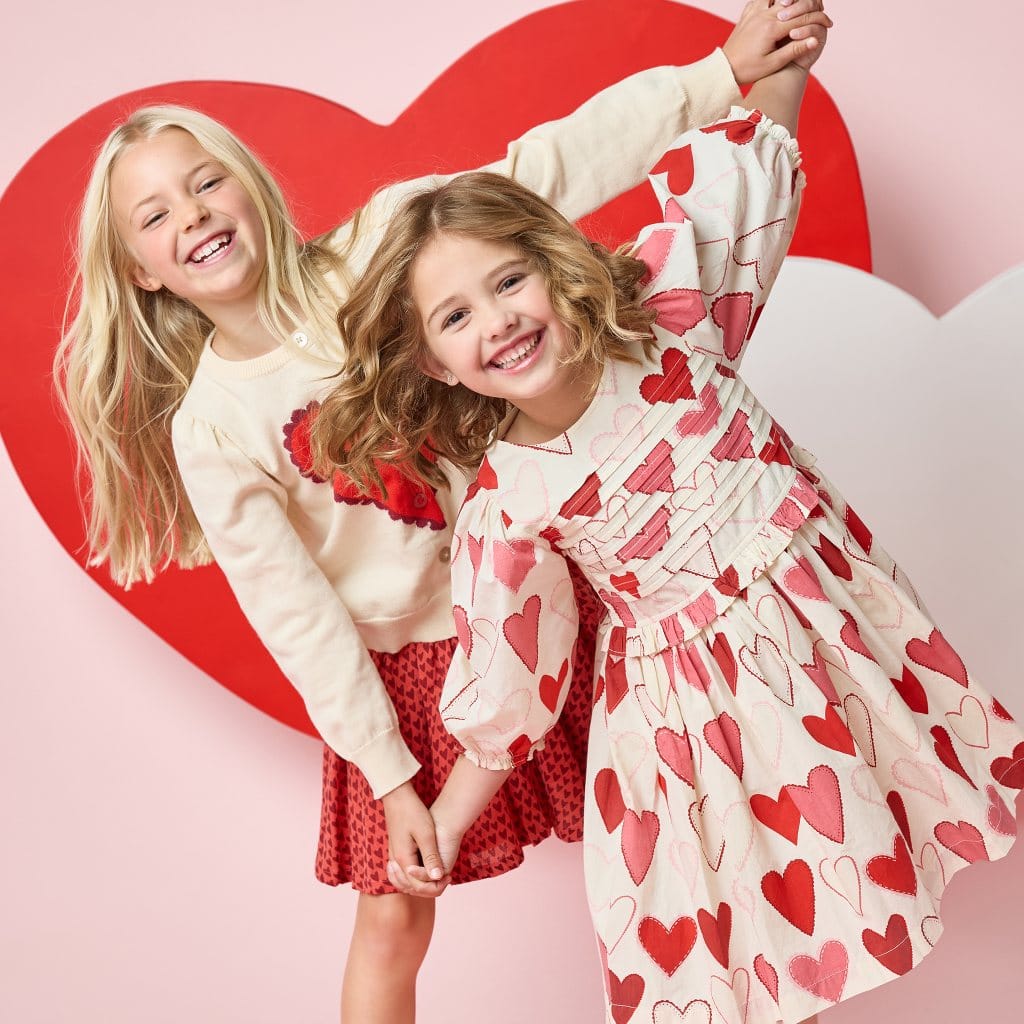 Cotton Renee Dress - Gradient Hearts - Image 2