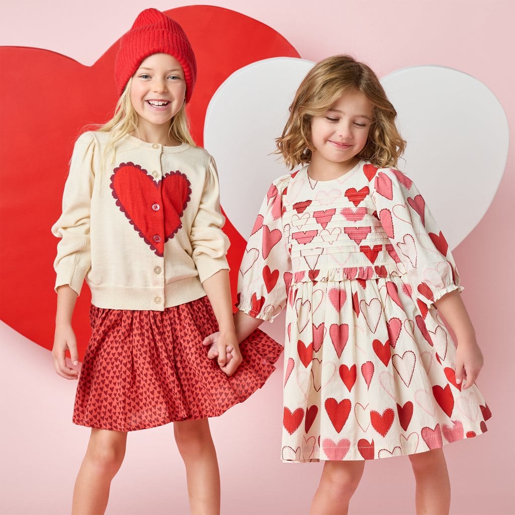 Cotton Renee Dress - Gradient Hearts - Image 3