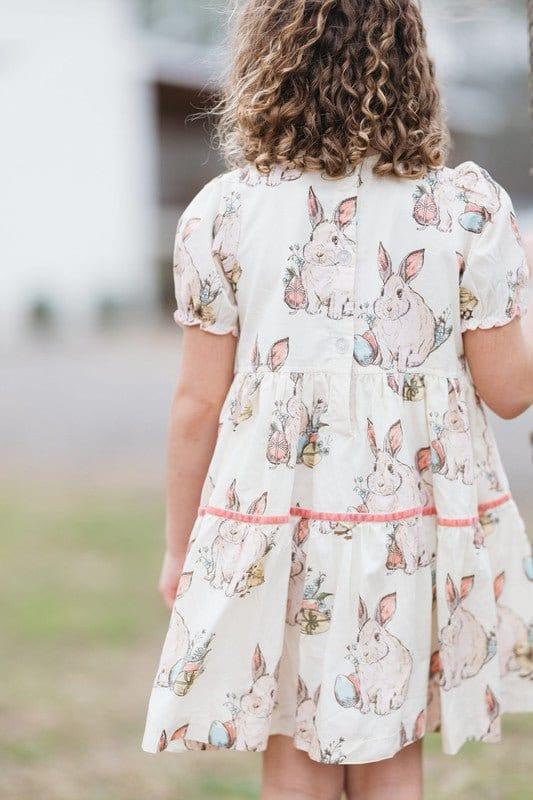 Girl's Maribelle Dress - Bunny Friends - Image 5