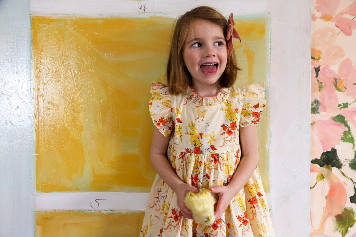 Cotton Jennifer Dress - Yellow Chicks - Image 3