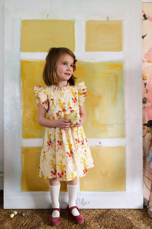 Cotton Jennifer Dress - Yellow Chicks - Image 4
