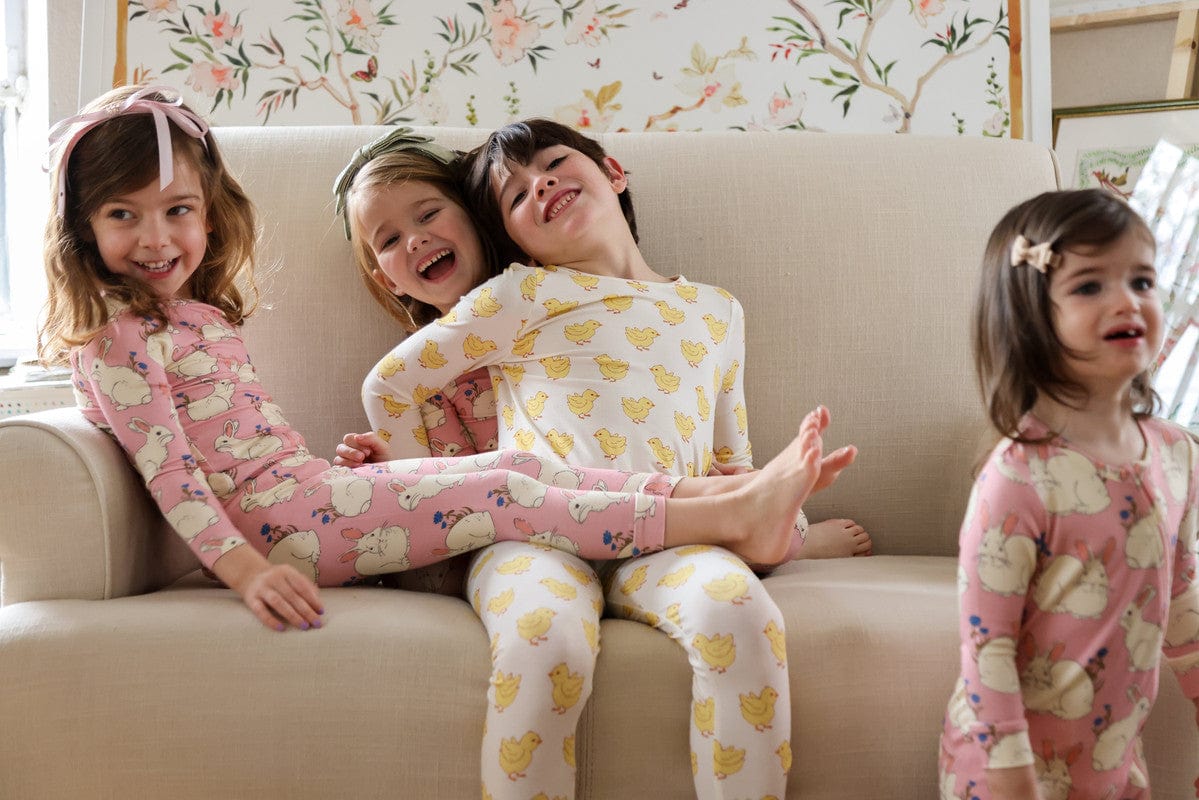 Bamboo Long Sleeve Pajama Set - Chicks - Image 4