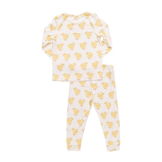 Bamboo Long Sleeve Pajama Set - Chicks - Image 5