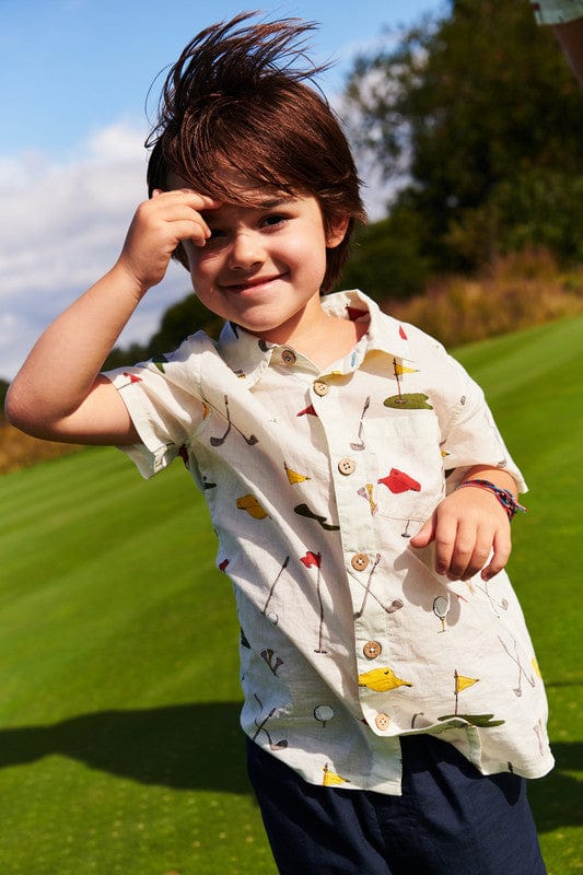Cotton Short Sleeve Jack Shirt - Golf Tournament - Image 2