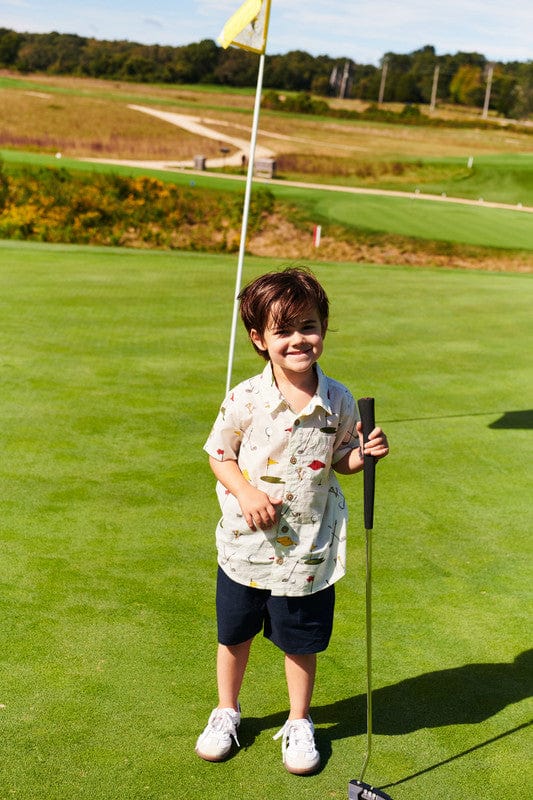 Cotton Short Sleeve Jack Shirt - Golf Tournament - Image 3