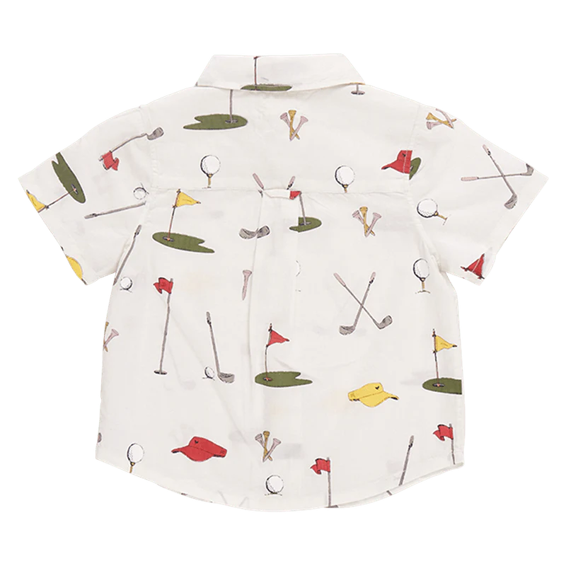 Cotton Short Sleeve Jack Shirt - Golf Tournament - Image 4