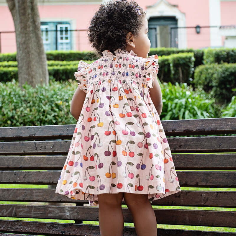 Cotton Stevie Dress - Cloud Pink Cherry - Image 5