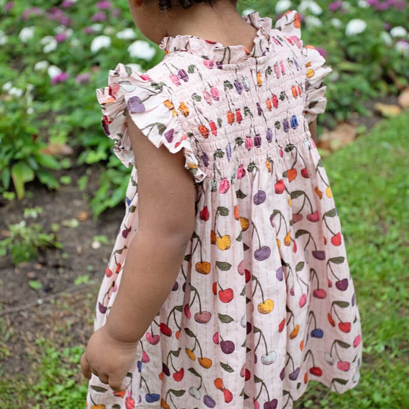 Cotton Stevie Dress Set - Cloud Pink Cherry - Image 3