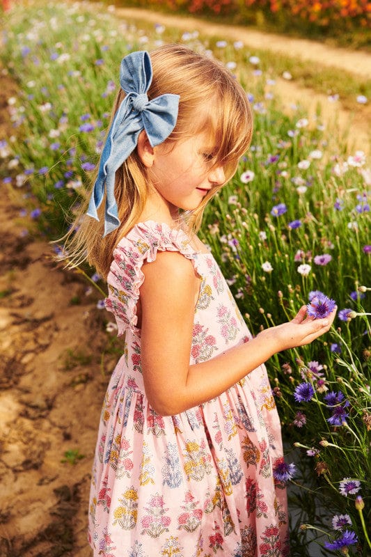 Cotton Via Dress - Pink Flowerette - Image 2