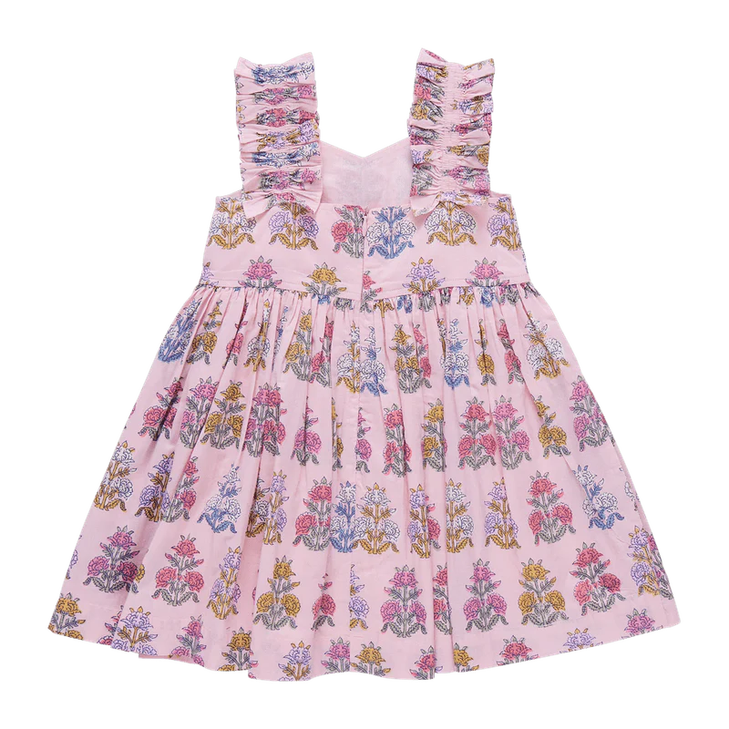 Cotton Via Dress - Pink Flowerette - Image 3