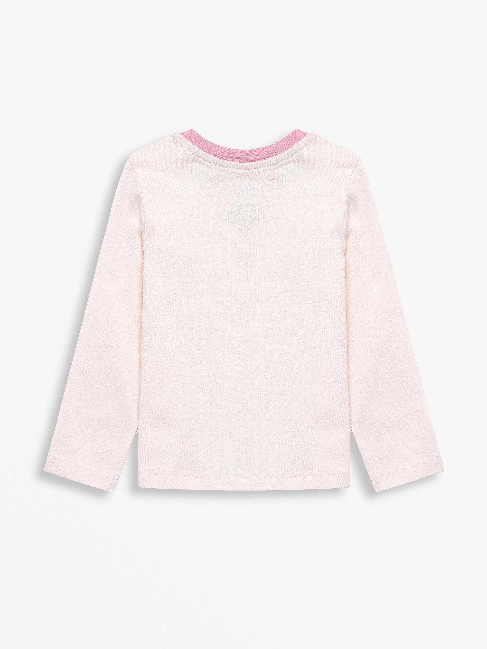 Pink Prayer Pocket Cotton Long Sleeve T-Shirt - Image 4