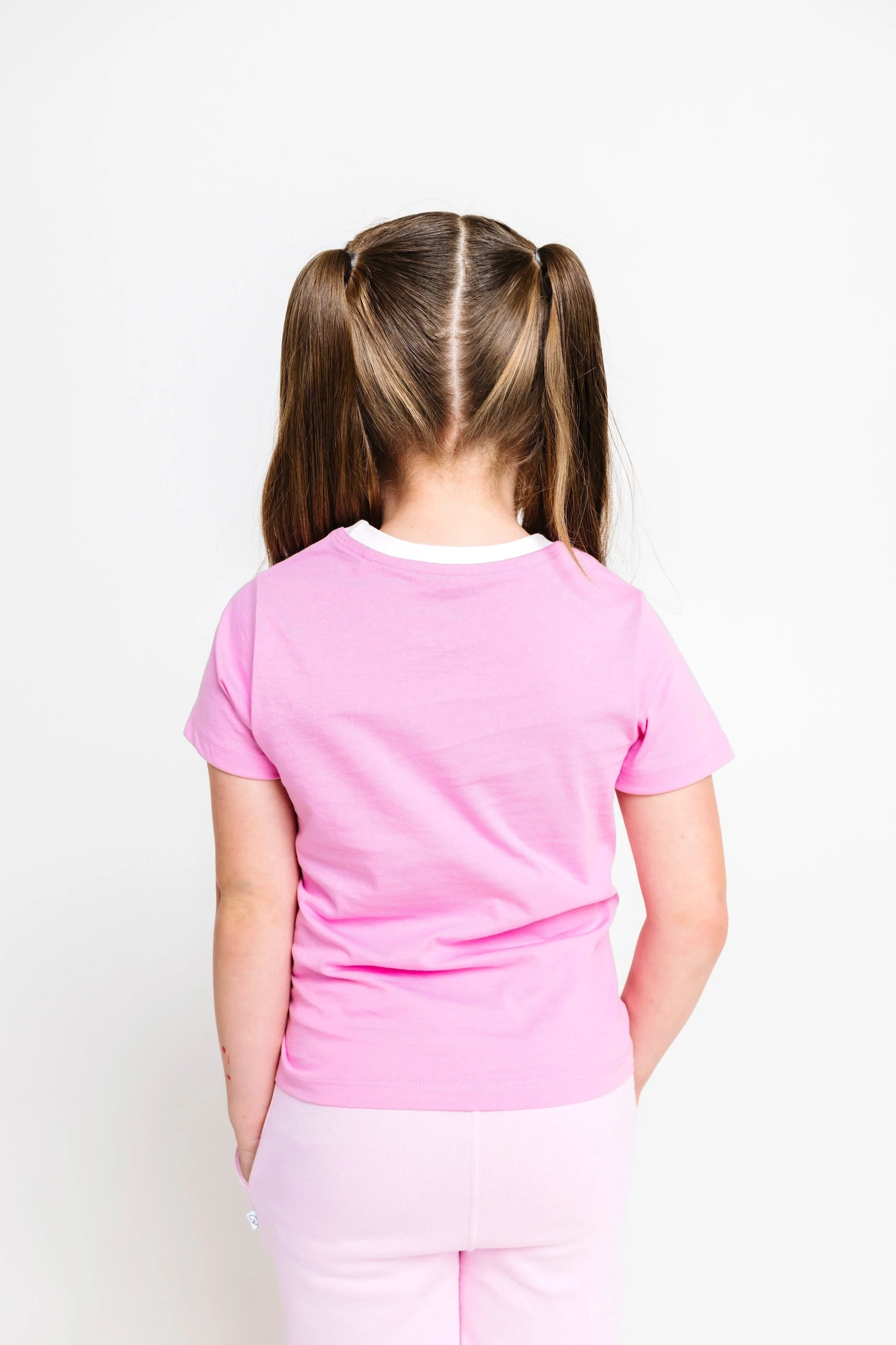 Pink Prayer Pocket Cotton Short Sleeve T-Shirt - Image 5