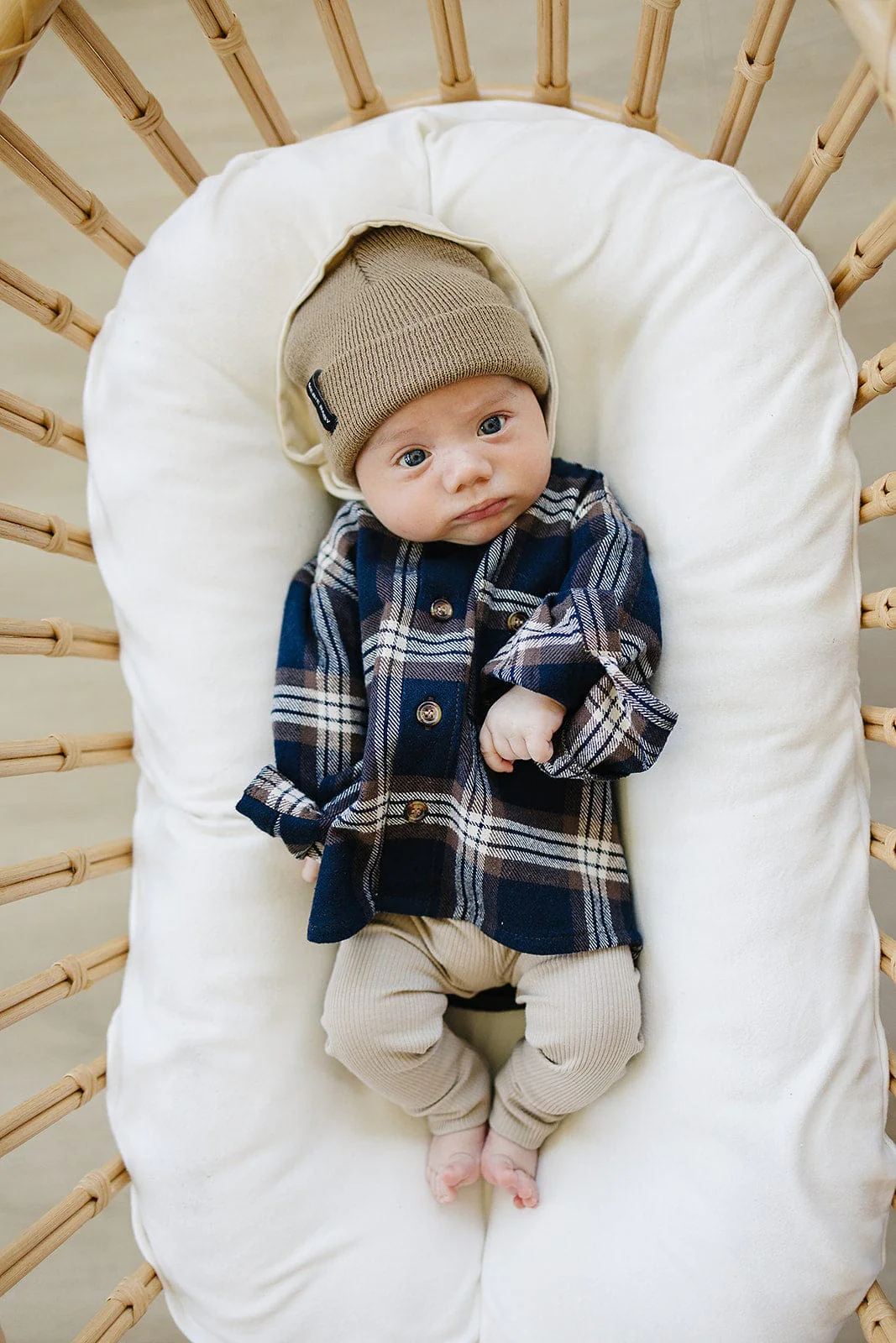 Plaid Hooded Button Up Shirt - Image 3