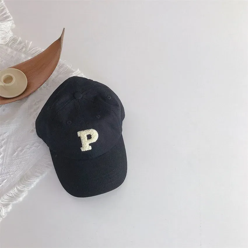 Plush Letter Baseball Cap - Image 4