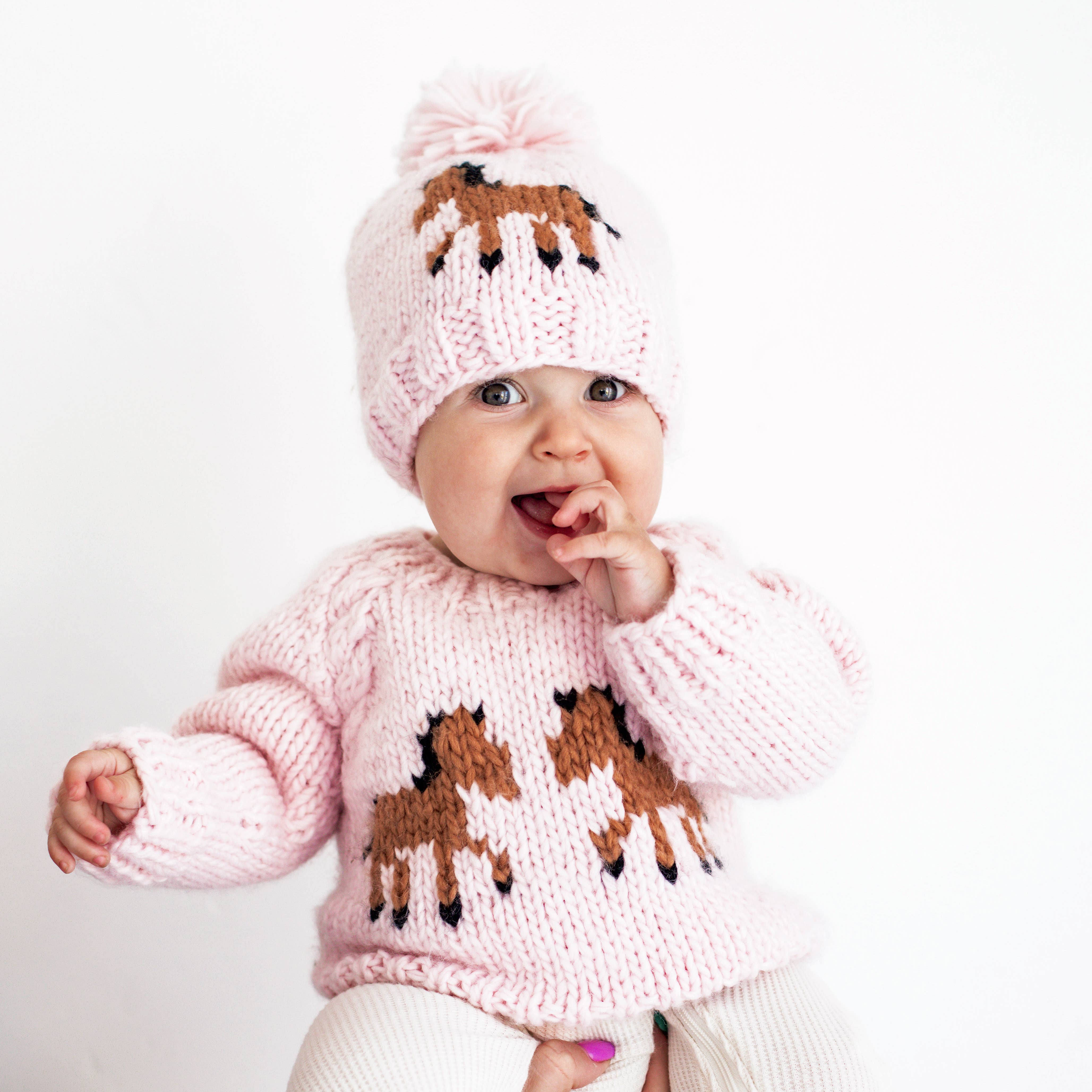 Pony Sweater Blush for Baby & Toddler - Image 2
