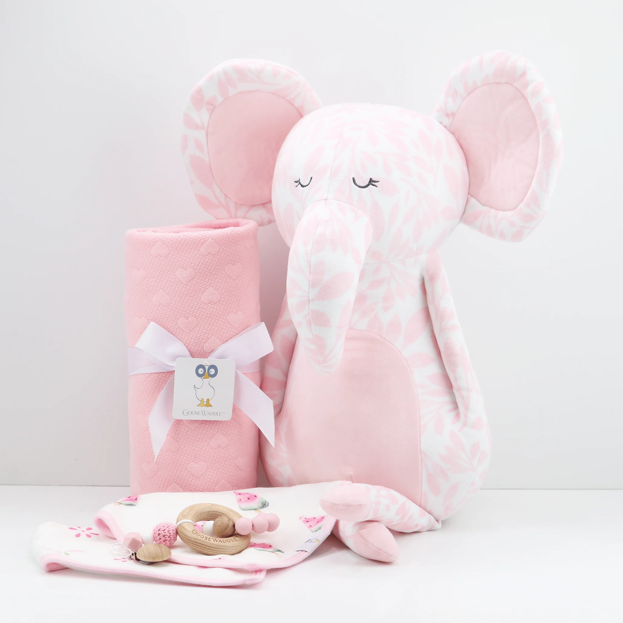 Poppy Elephant Pink Super Soft Plush - Image 4