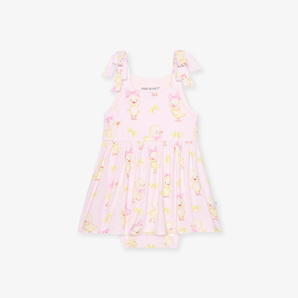Bamboo Bow Babydoll Bodysuit Dress - Edwina (Chicks) - Image 2