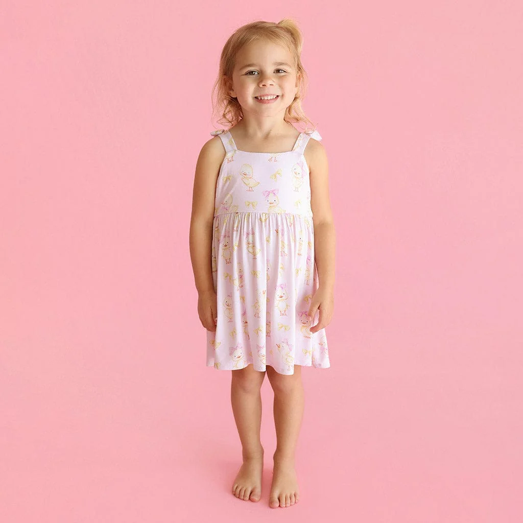 Bamboo Bow Babydoll Dress - Edwina (Chicks)
