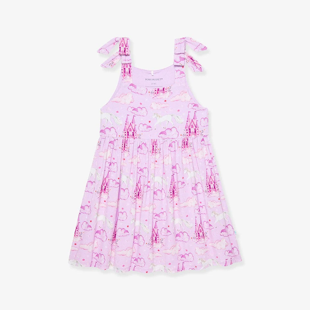 Bamboo Bow Babydoll Dress - Lilith (Unicorns) - Image 4