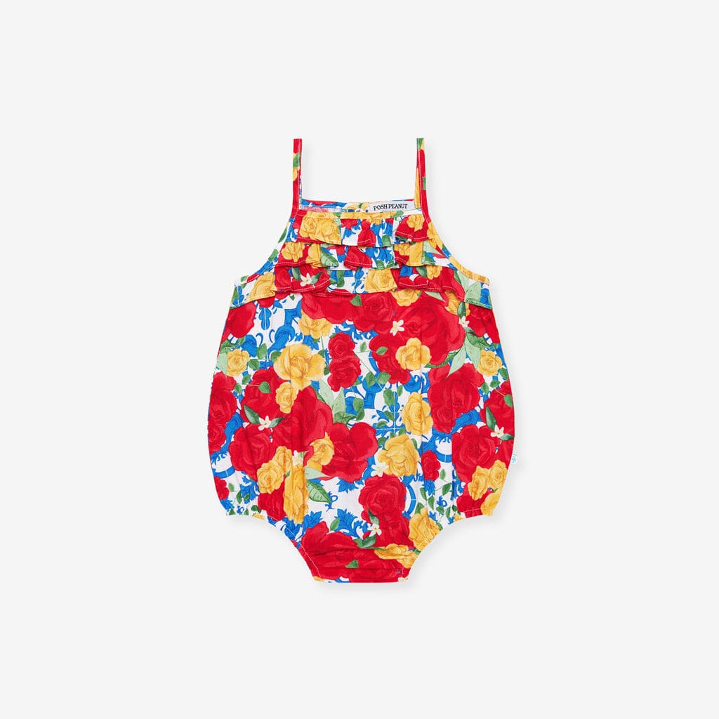 Bamboo Challis Bubble Romper - Valentina (Floral) - Image 3