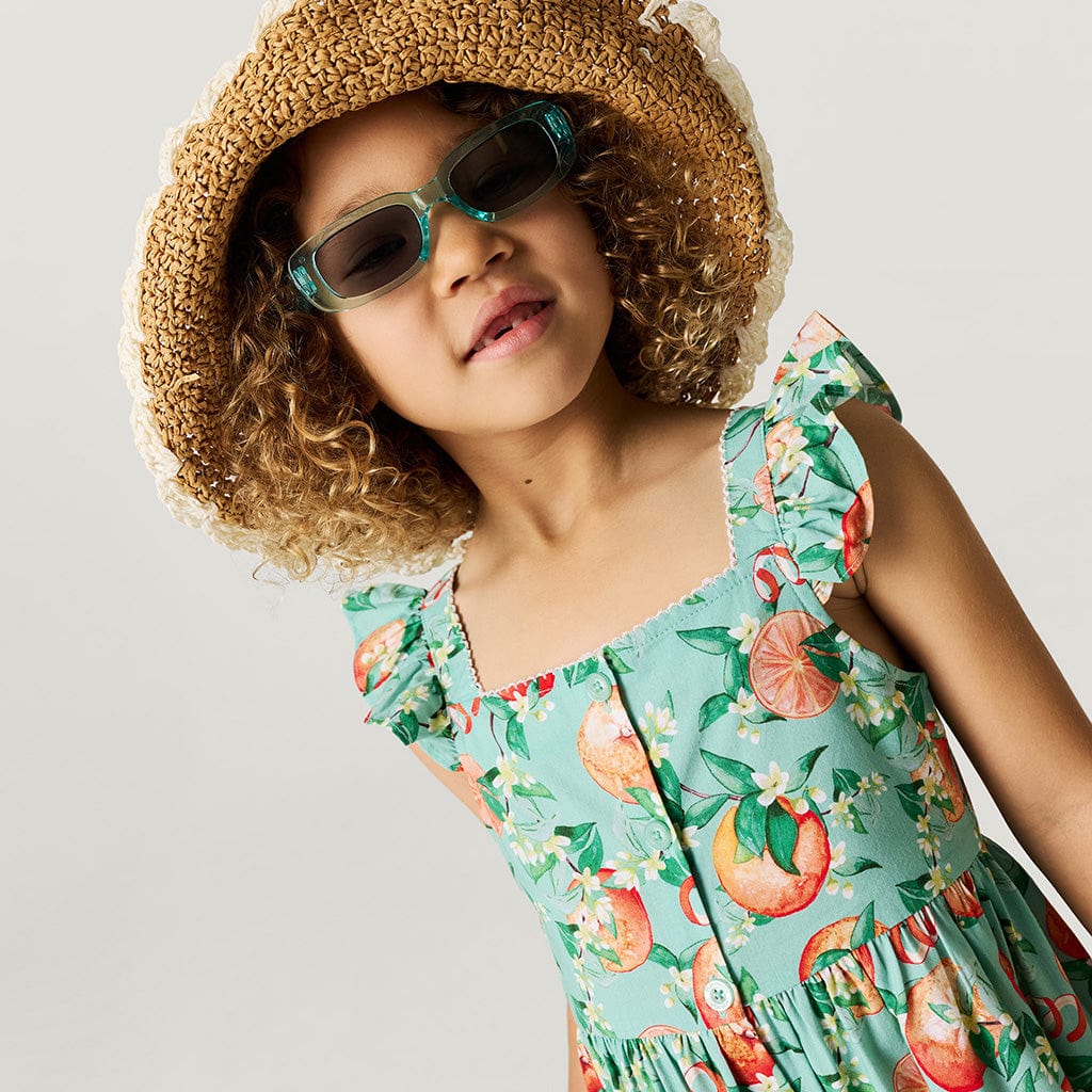 Bamboo Challis Button-Down Dress - Arancia (Citrus) - Image 2