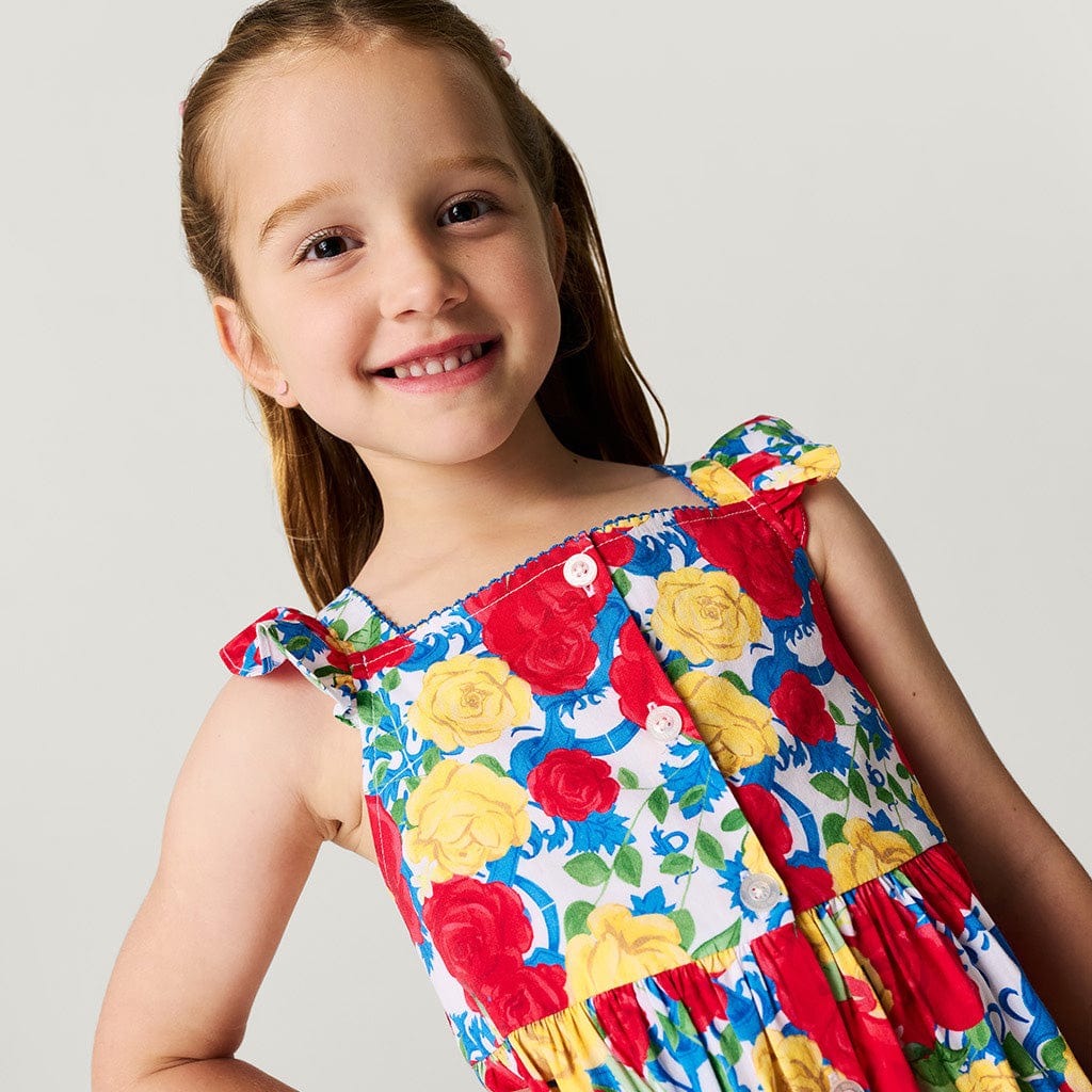 Bamboo Challis Button-Down Dress - Valentina (Floral) - Image 2