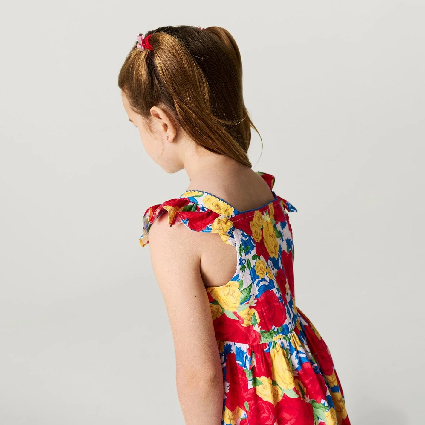 Bamboo Challis Button-Down Dress - Valentina (Floral) - Image 4