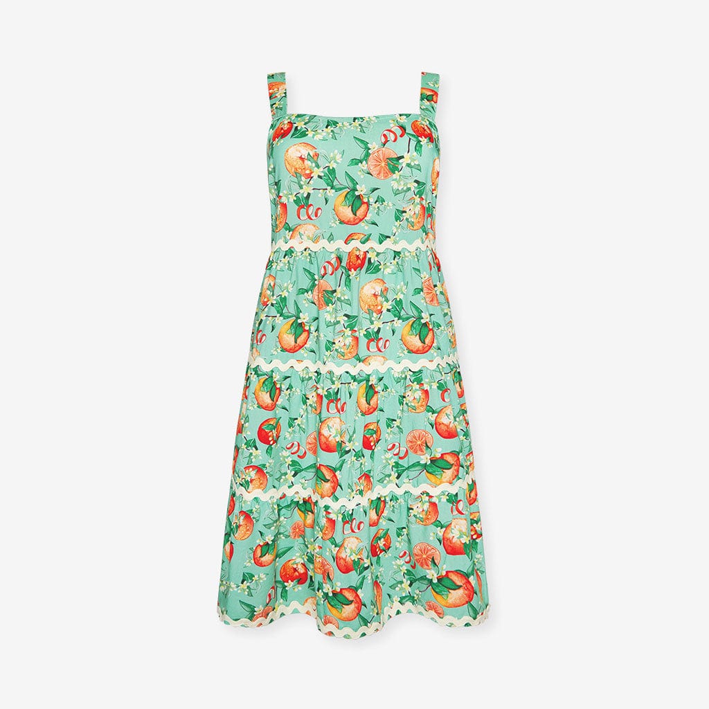 Bamboo Challis Dress - Arancia (Citrus) - Image 5