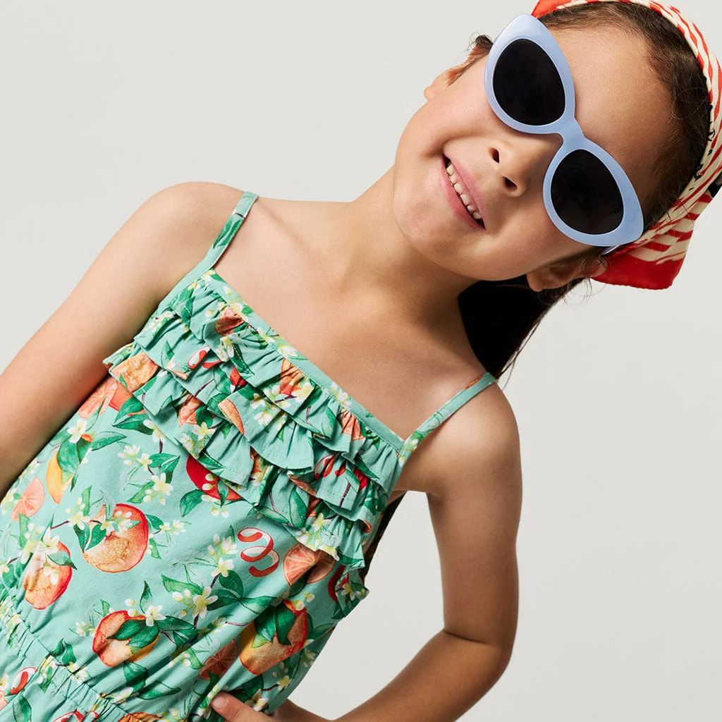 Bamboo Challis Romper - Arancia (Citrus) - Image 3