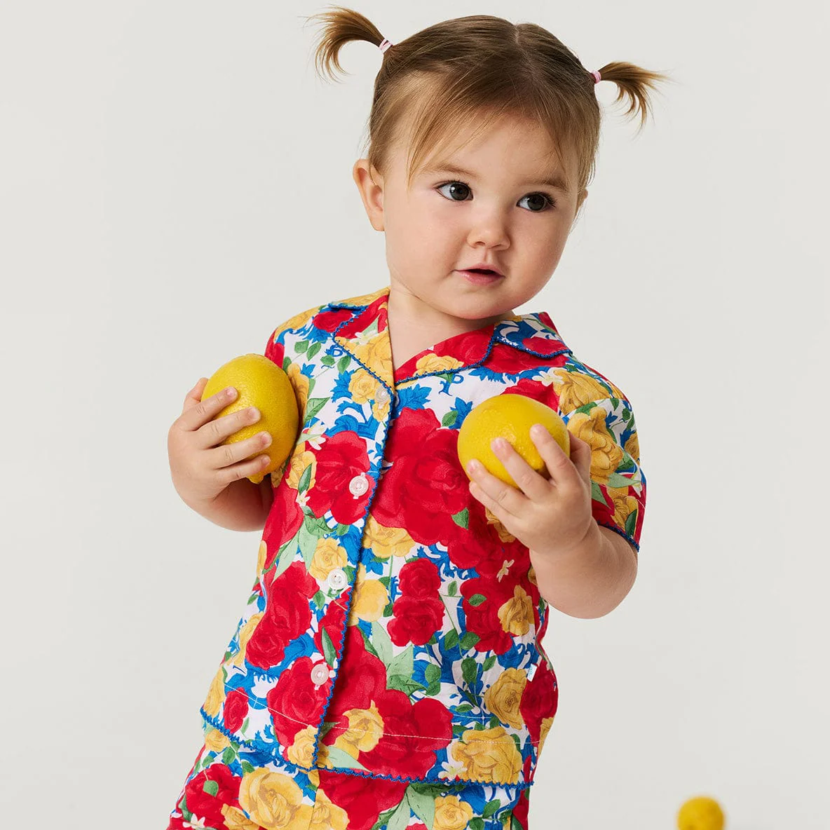 Bamboo Challis Short Set - Valentina (Floral) - Image 2