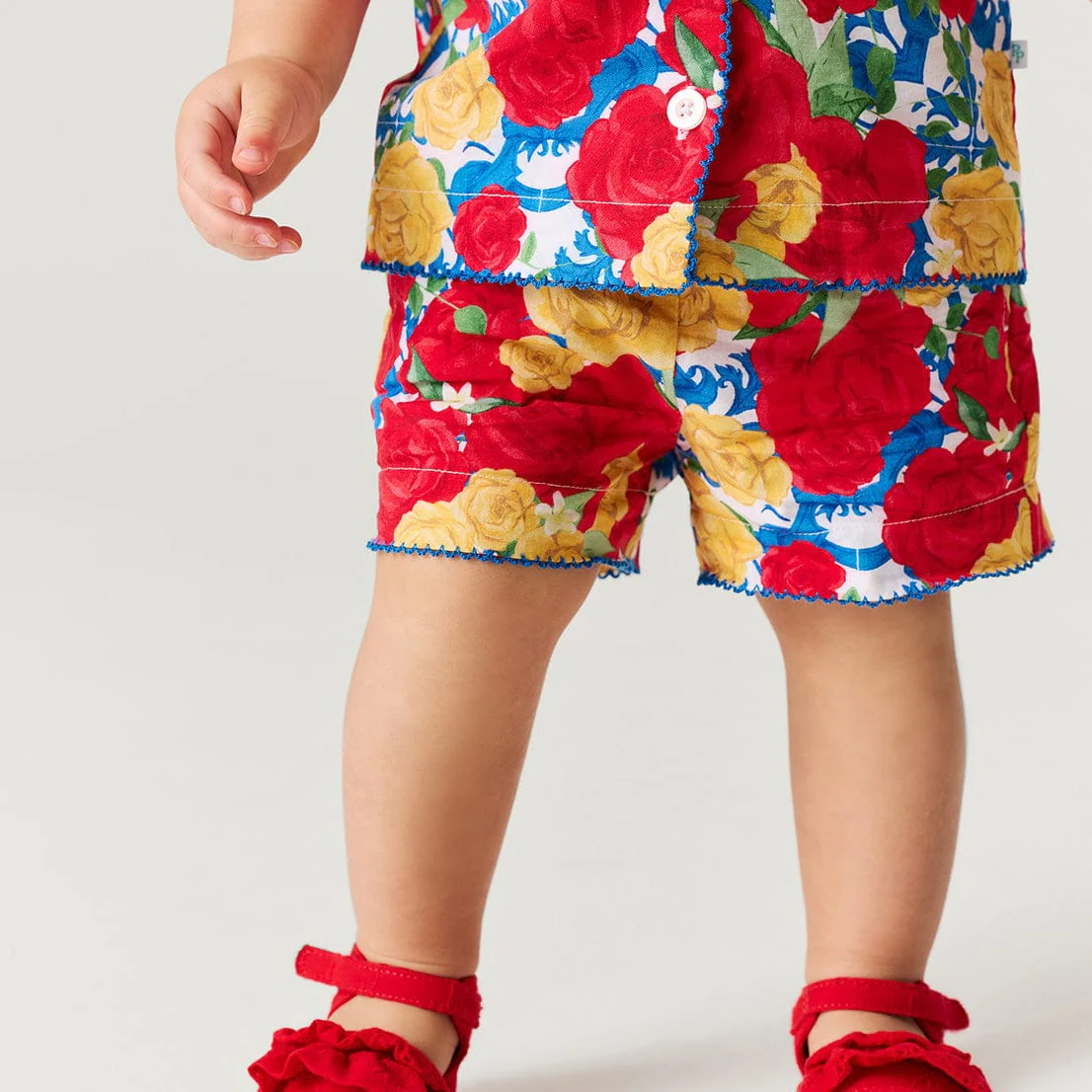 Bamboo Challis Short Set - Valentina (Floral) - Image 5