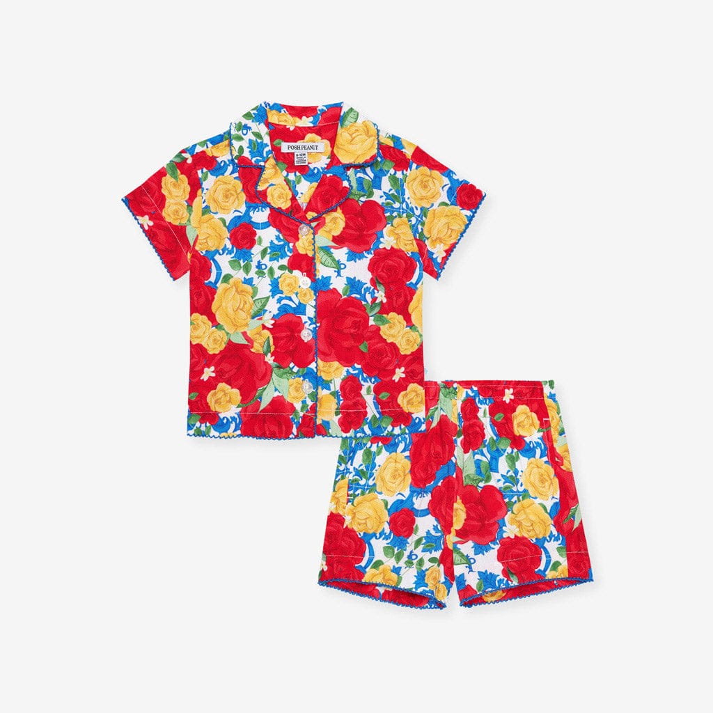 Bamboo Challis Short Set - Valentina (Floral) - Image 6