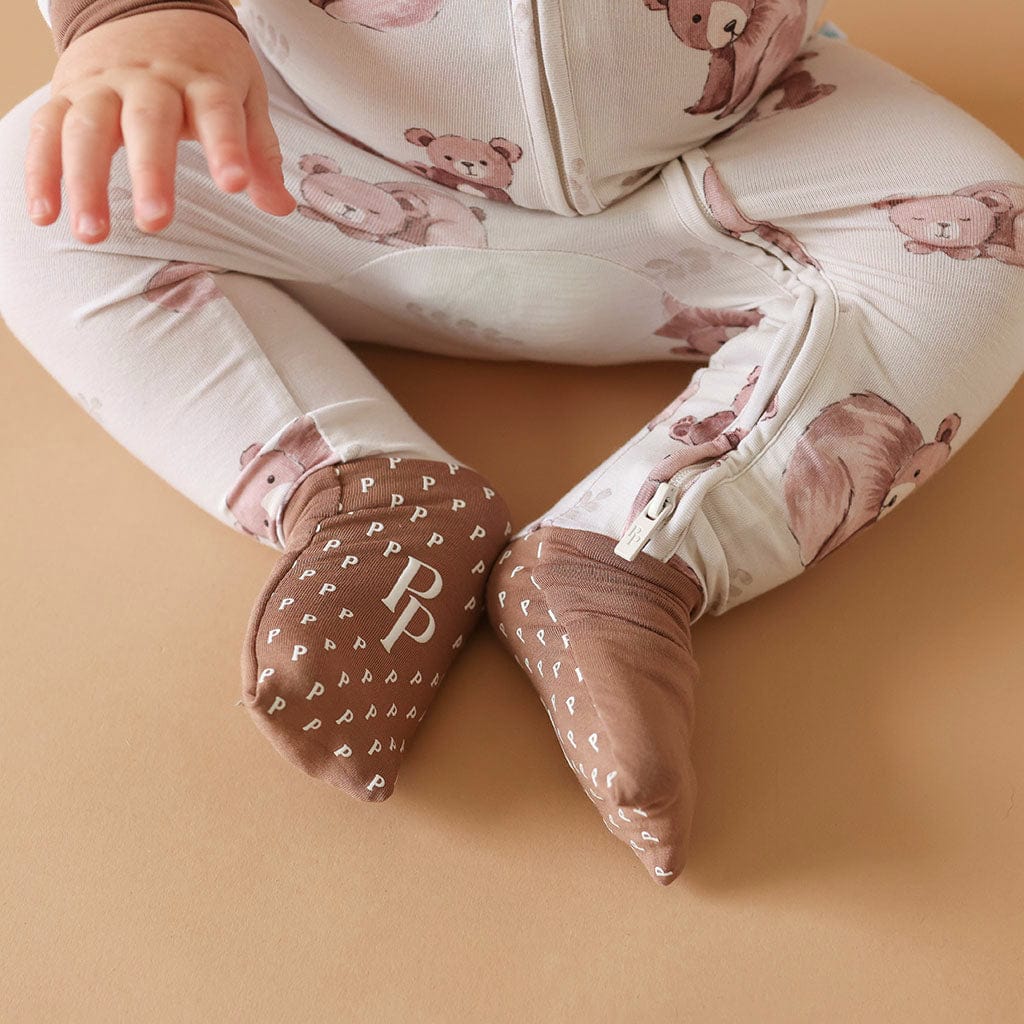 Bamboo Convertible Footie Romper - Bernard (Bear) - Image 3