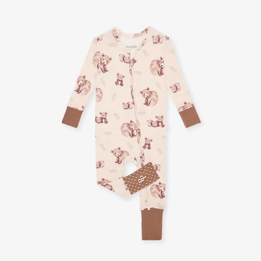 Bamboo Convertible Footie Romper - Bernard (Bear) - Image 6