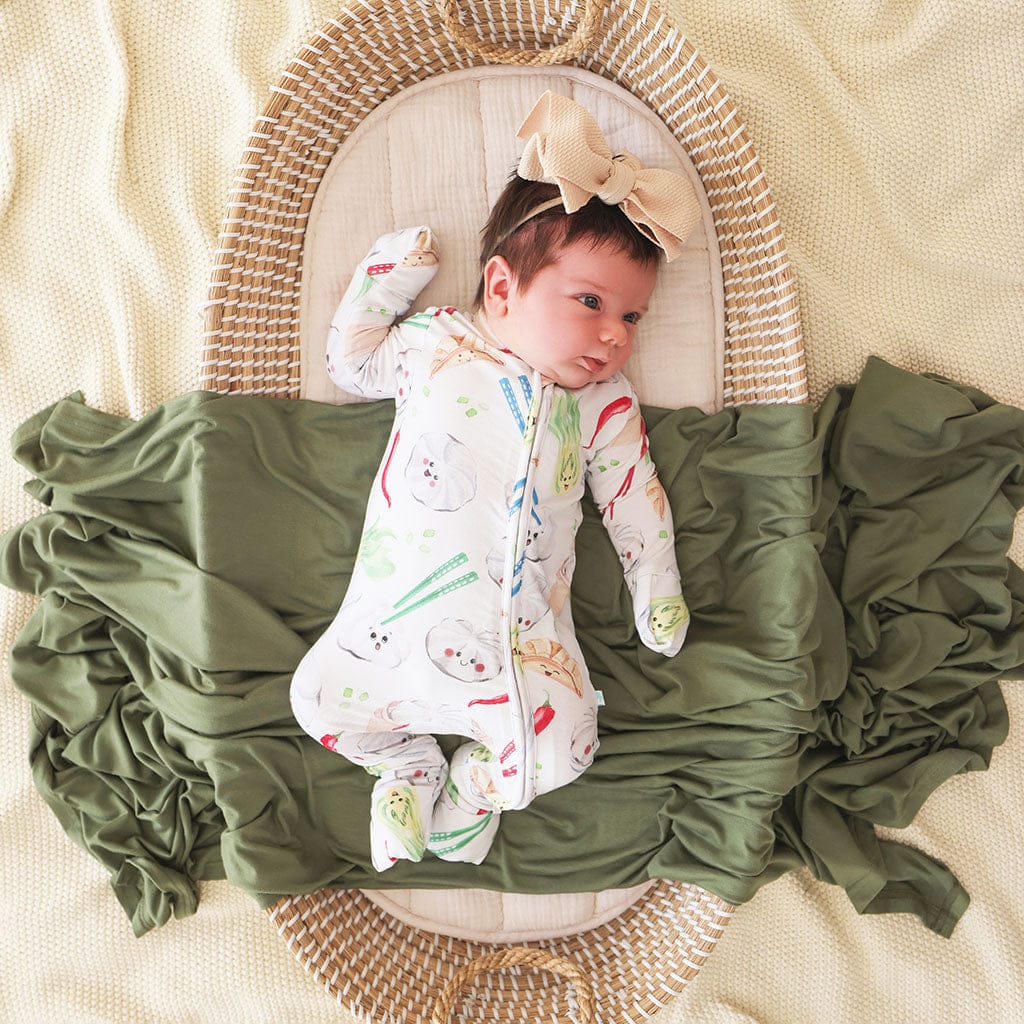 Bamboo Convertible Footie Romper - Dumplings - Image 4