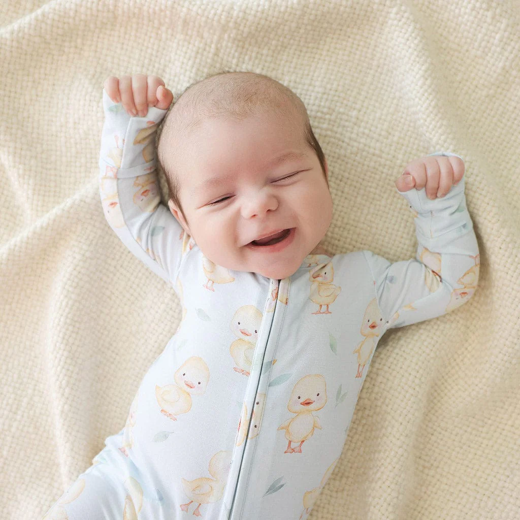 Bamboo Convertible Footie Romper - Edwin (Chicks) - Image 3