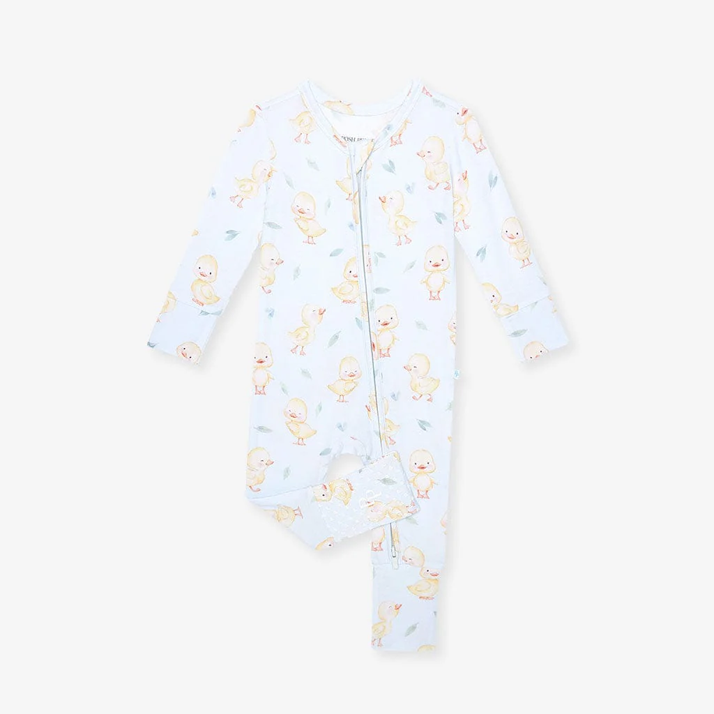 Bamboo Convertible Footie Romper - Edwin (Chicks) - Image 6