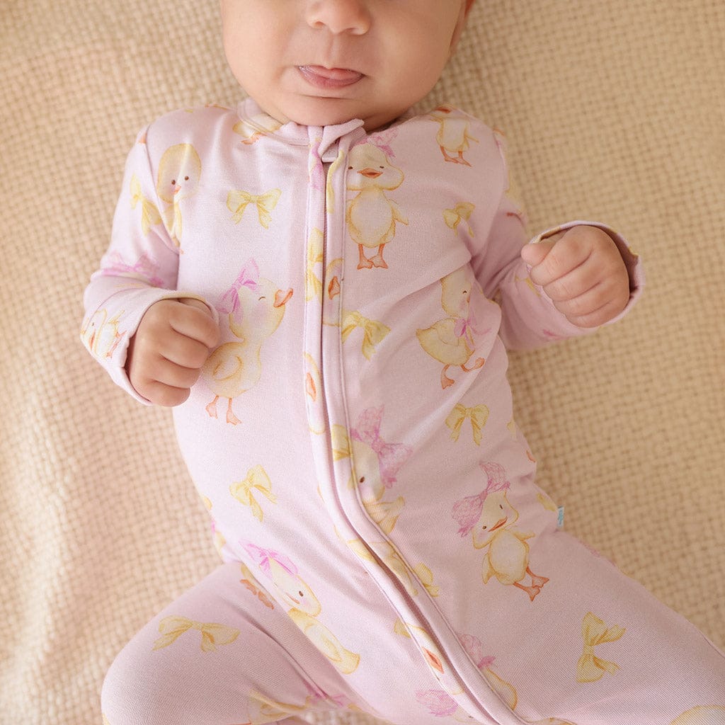 Bamboo Convertible Footie Romper - Edwina (Chicks) - Image 2