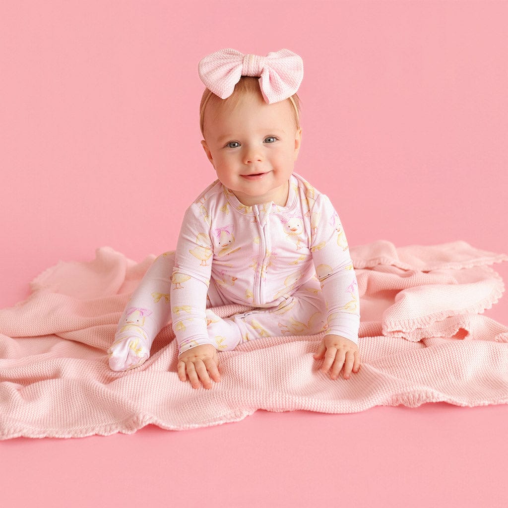 Bamboo Convertible Footie Romper - Edwina (Chicks) - Image 4
