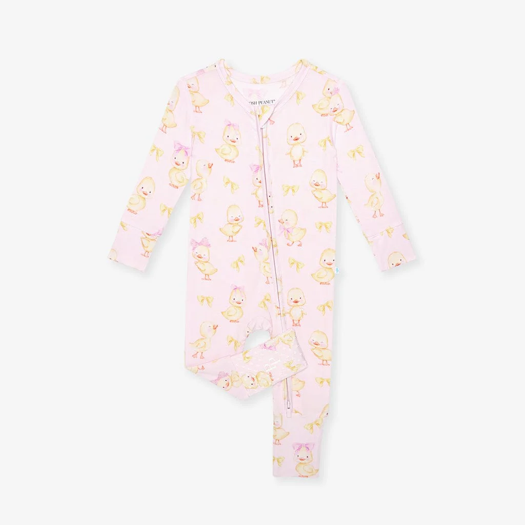 Bamboo Convertible Footie Romper - Edwina (Chicks) - Image 6
