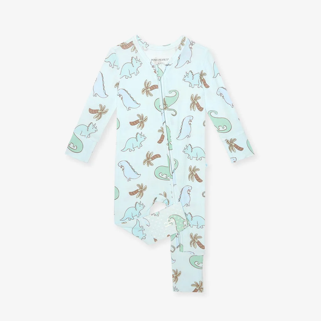 Bamboo Convertible Footie Romper - Eric (Dinosaurs) - Image 6