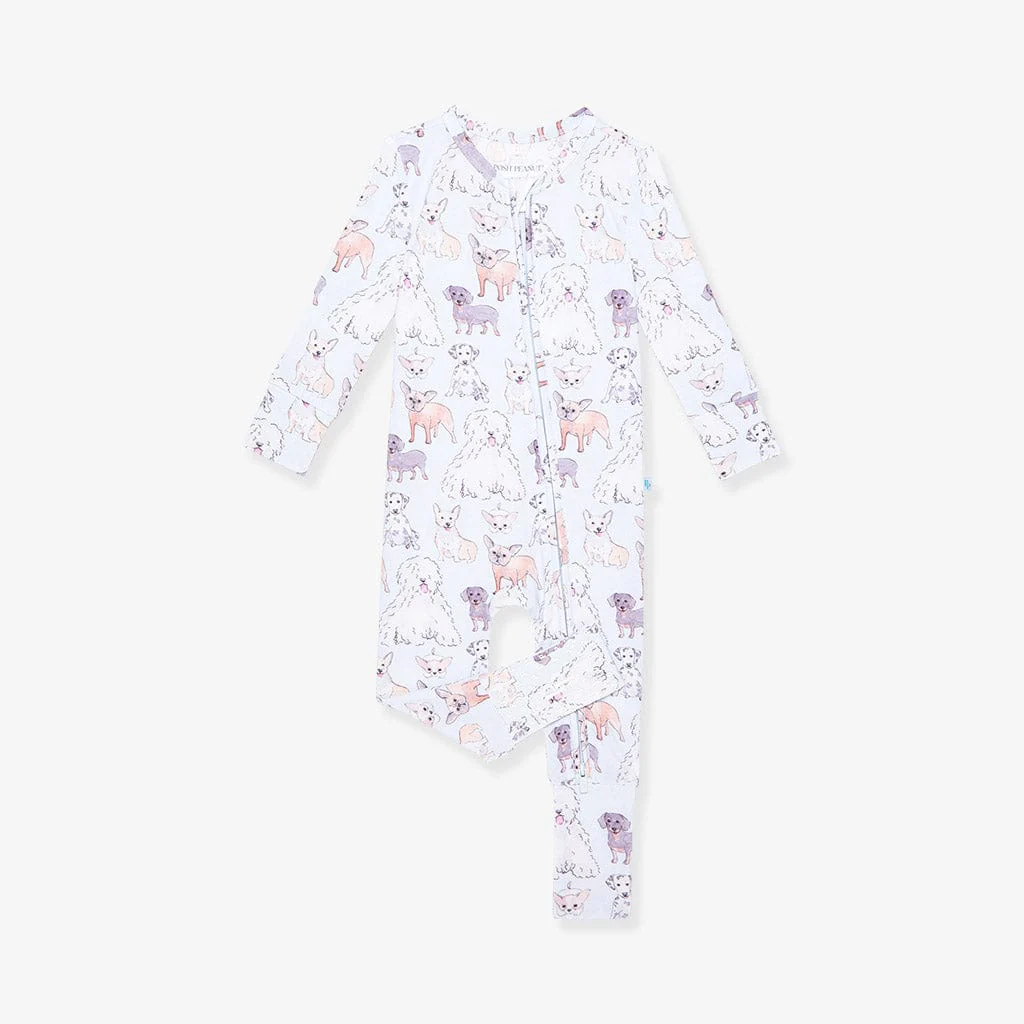 Bamboo Convertible Footie Romper - Gatsby (Dogs) - Image 4