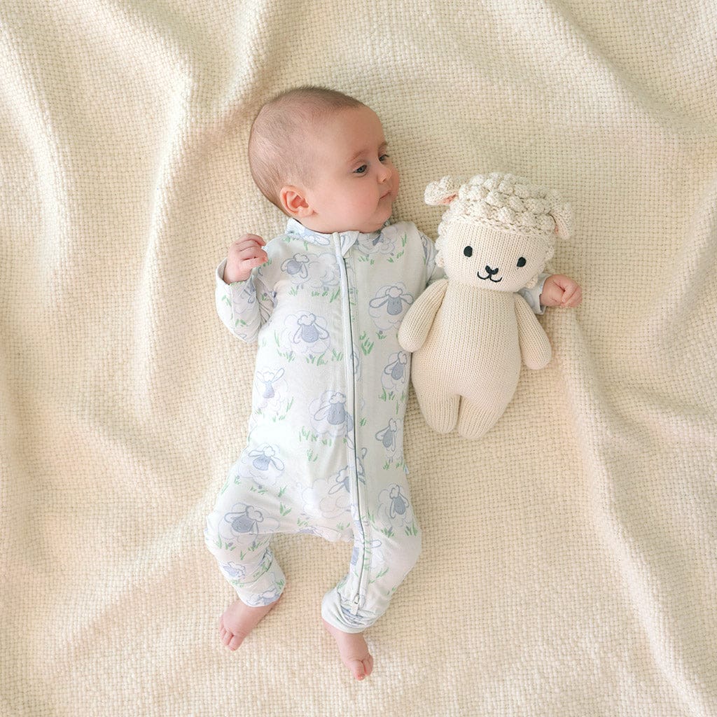 Bamboo Convertible Footie Romper - Paul (Sheep)