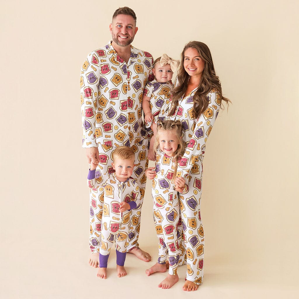 Bamboo Convertible Footie Romper - Peanut Butter Jelly Time - Image 6