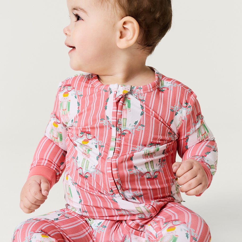 Bamboo Convertible Footie Romper - Sable (Nutcracker) - Image 2