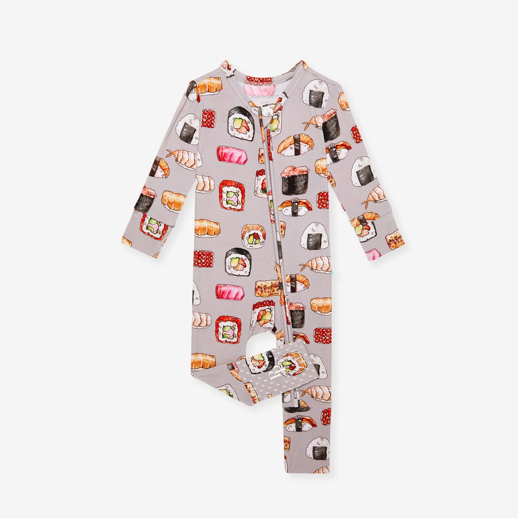 Bamboo Convertible Footie Romper - Sushi Mushi - Image 6