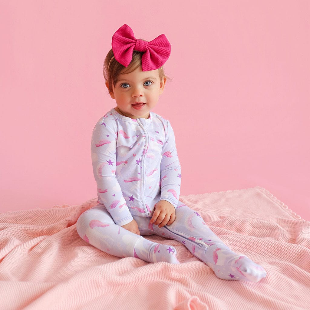 Bamboo Convertible Footie Romper - Thea (Unicorns) - Image 5