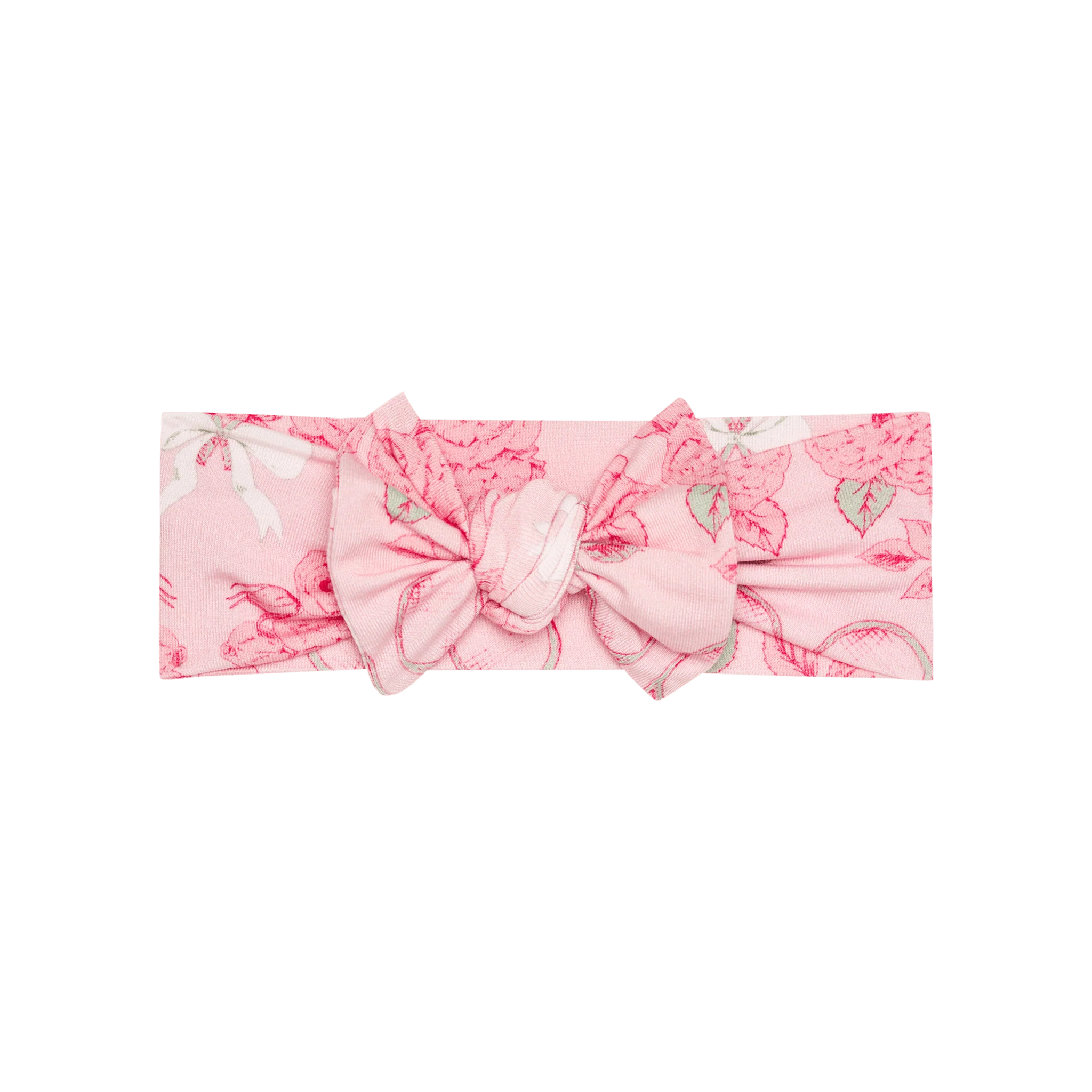 Bamboo Infant Swaddle and Headwrap Set - Mirra (Tennis) - Image 5