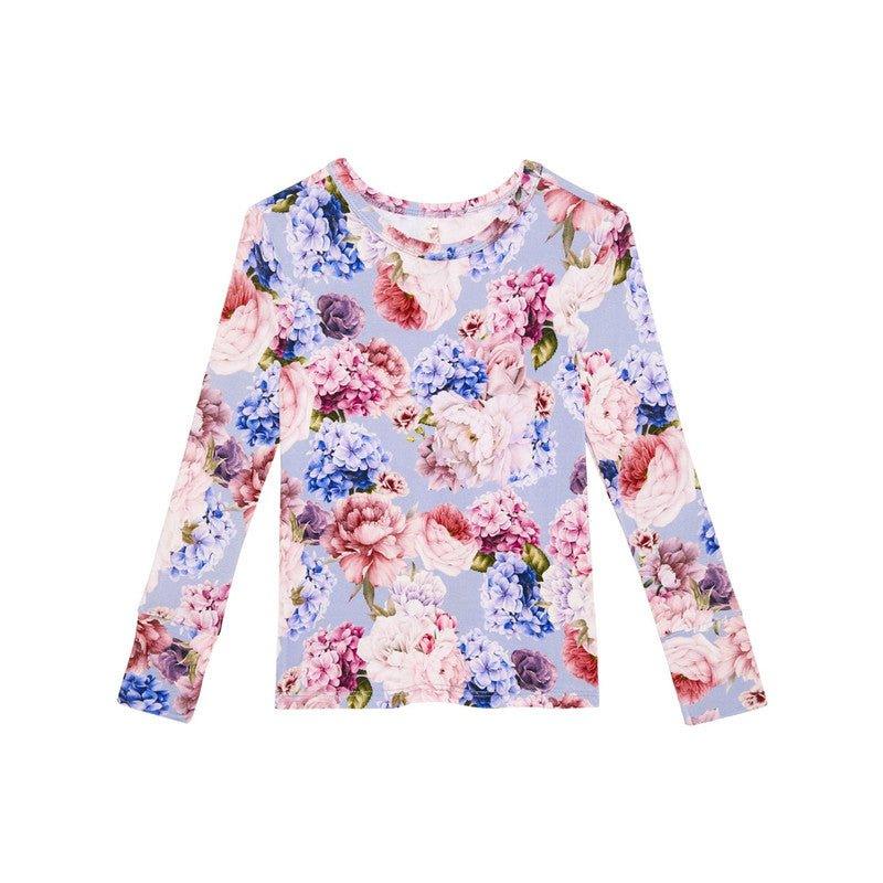 Bamboo Long Sleeve Pajama Set - Annie (Floral) - Image 3